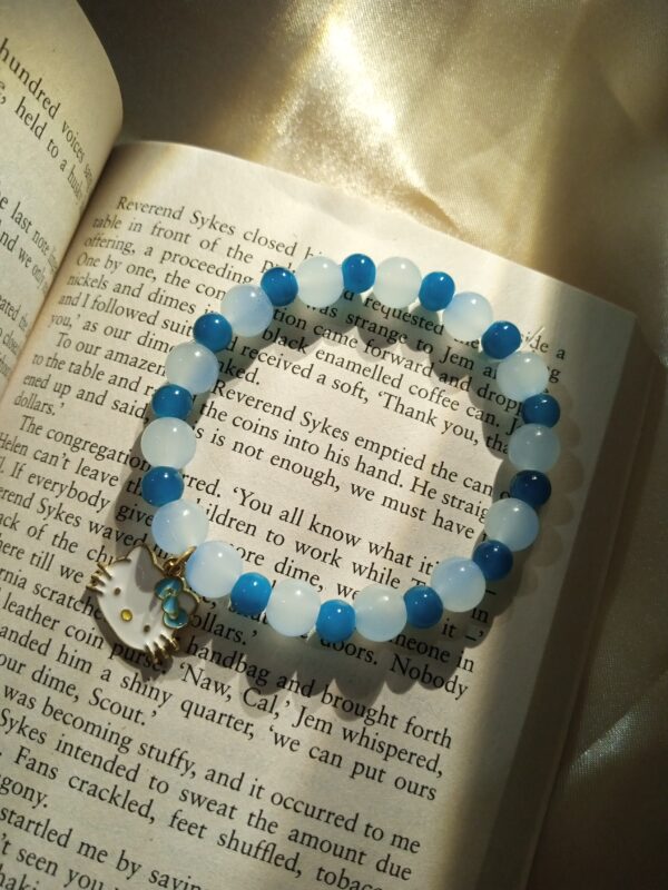 Hello Kitty Blue Bead Bracelet