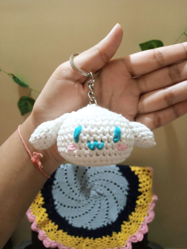 Cinnamoroll crochet keychain - Image 3