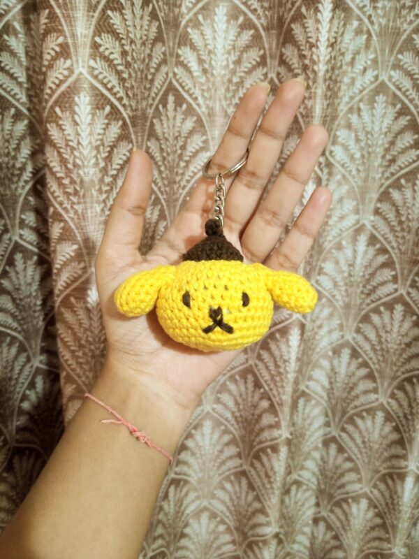 Pompurin Crochet Keychain - Image 3