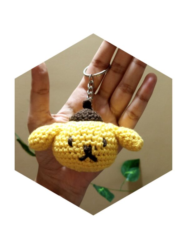 Pompurin Crochet Keychain - Image 2